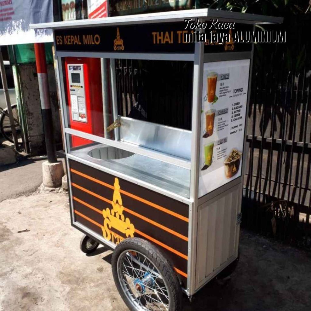 Jual Gerobak Aluminium Terdekat Pondok Gede, Bekasi