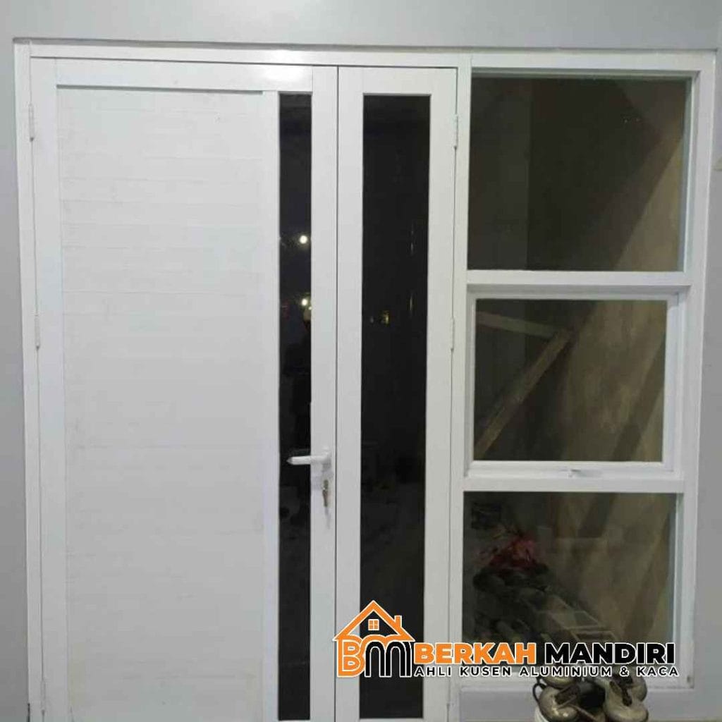 Jasa Pintu Panel Aluminium Kaca Minimalis Modern