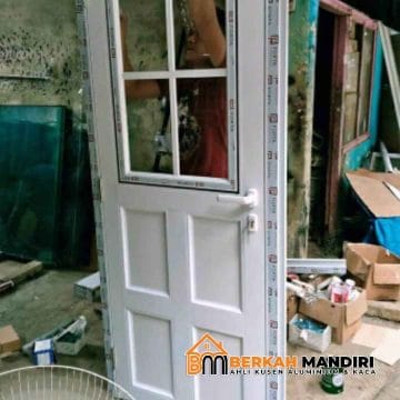 Jasa Pintu Panel Aluminium Kaca Minimalis Modern
