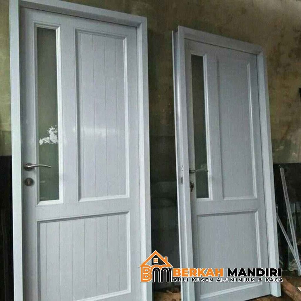 Jasa Pintu Panel Aluminium Kaca Minimalis Modern