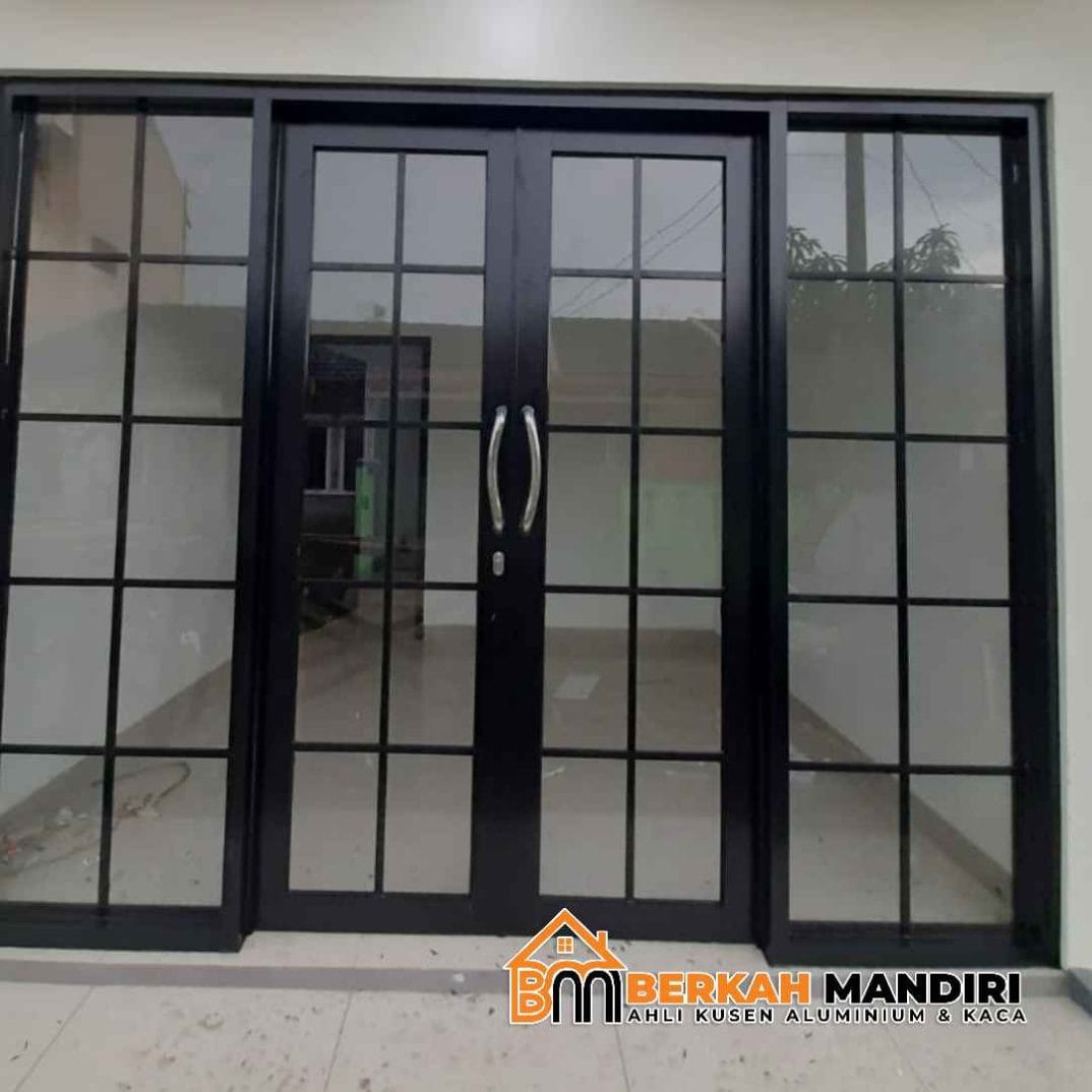 Jasa pintu kaca aluminium model minimalis modern terbaru 2025 Jasa pintu kaca aluminium model minimalis modern terbaru 2025