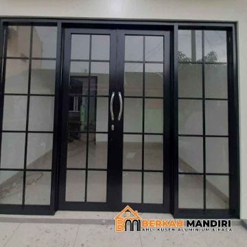 Jasa pintu kaca aluminium model minimalis modern terbaru 2025