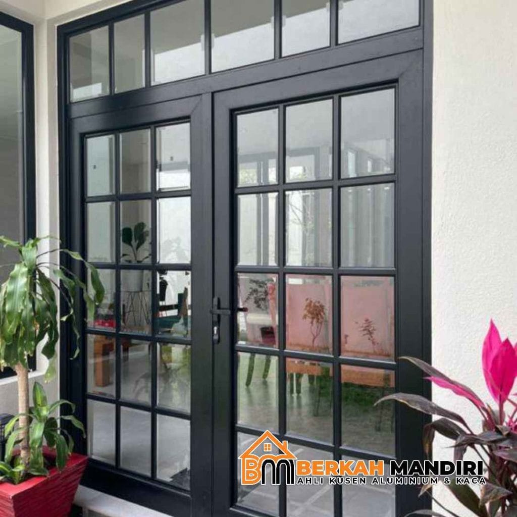 Jasa pintu kaca aluminium model minimalis modern terbaru 2025