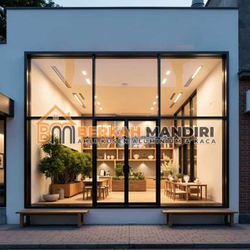 Vendor Pintu Toko Aluminium Proyek Ruko Besar Area Jakarta