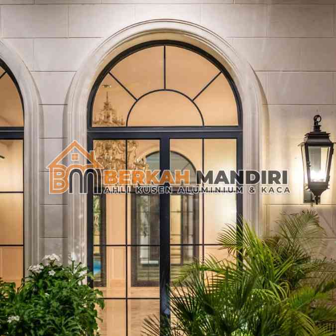 Spesialis kusen jendela aluminium Jakarta lengkung VIP