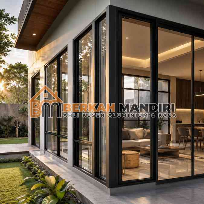 Kusen jendela aluminium Jatiasih bekasi rumah subsidi