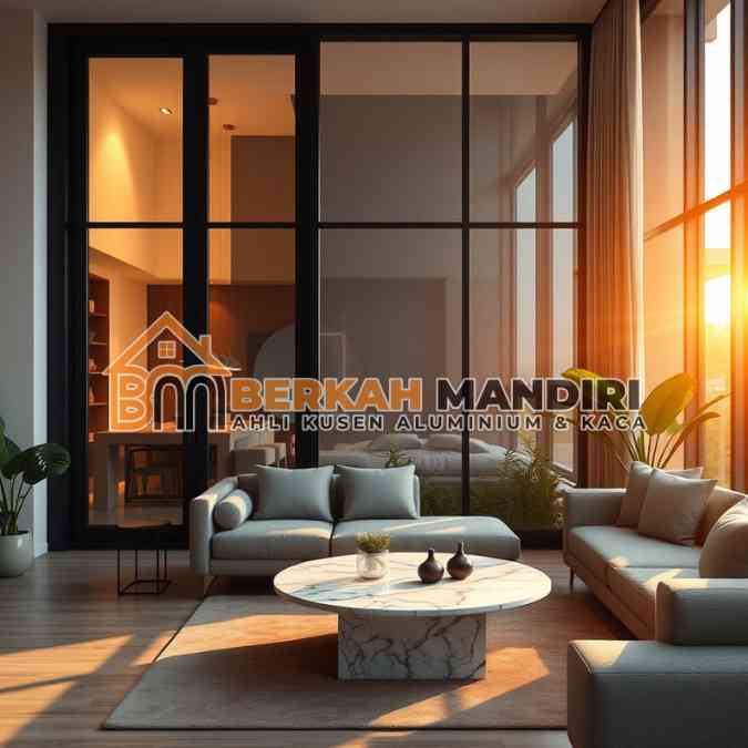 Kusen jendela aluminium Jatiasih bekasi rumah subsidi